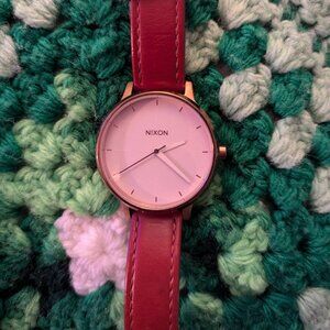 Nixon Kensington Leather Watch